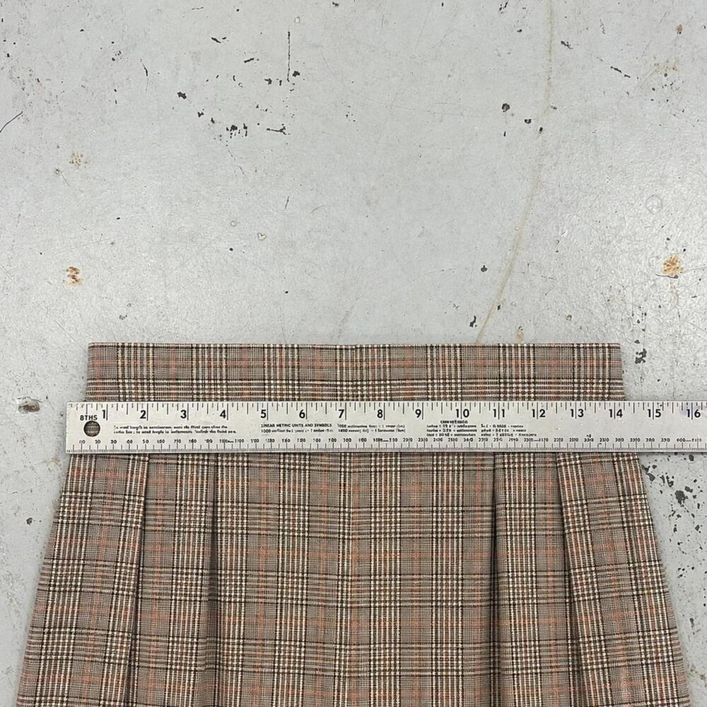Corey Lynn Calter High Rise Plaid Wide Leg Trousers S - Picture 4 of 5
